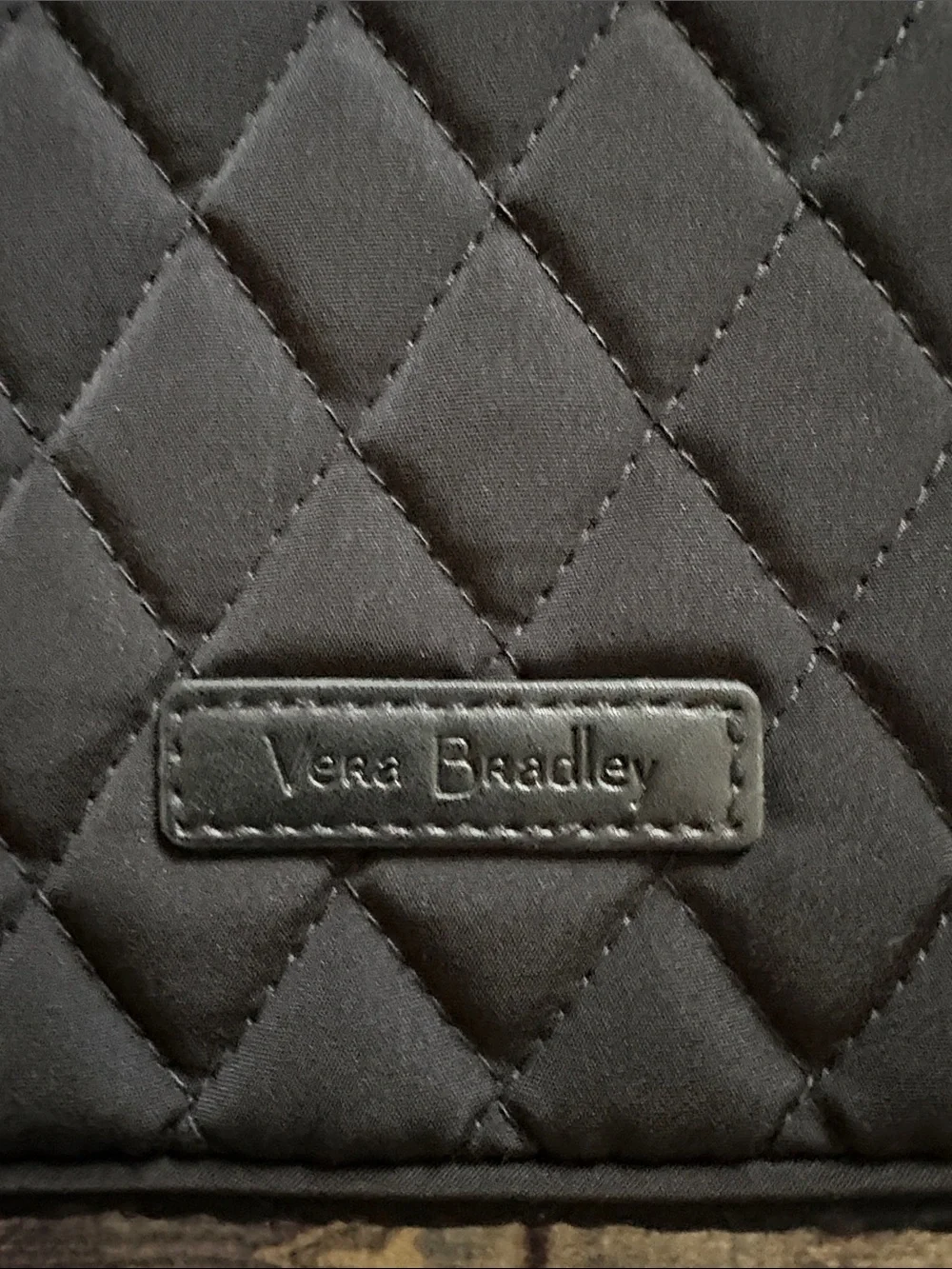Vera Bradley Black Quilted Laptop Sleeve